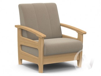 Кресло для отдыха Омега (бук лак/CATANIA LATTE) в Ленинском - leninskoe.mebel54.com | фото
