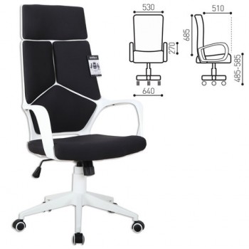 Кресло офисное BRABIX Prime EX-515 (черная ткань) в Ленинском - leninskoe.mebel54.com | фото