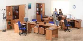 Мебель для персонала Альфа 61 Ольха в Ленинском - leninskoe.mebel54.com | фото
